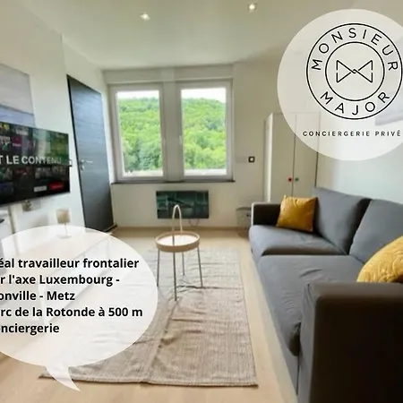 Studio#101 A La Frontiere Luxembourgeoise, Calme, Stationnement Gratuit Apartman